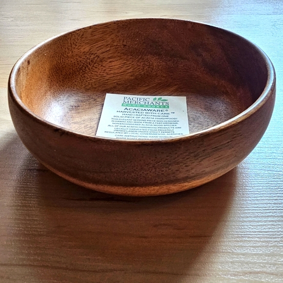 NWT Pacific Merchants Acaciaware Bowl - Picture 1 of 3